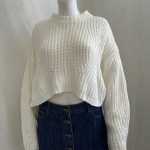 Oversized knit sweater